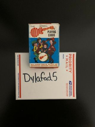 Vintage The Monkees Playing Cards Full Set With Jokers 1966