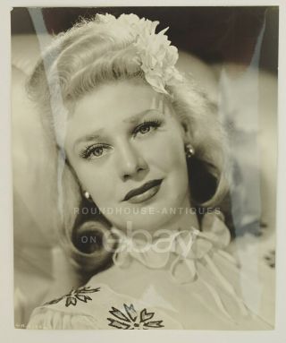 Orig.  Ginger Rogers Movie Star Photograph Golden Age Hollywood