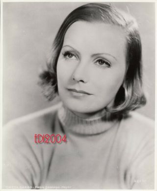 Greta Garbo Older Restrike Rare Photo 1933 " Anna Christie " Close - Up Portrait