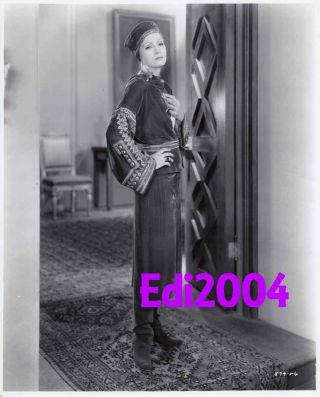 Greta Garbo Older Restrike Rare Photo Portrait 1931 " Mata Hari " Full Costume