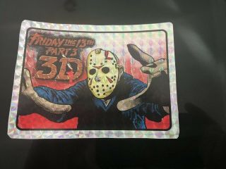 Horror Prism Vending Sticker - Friday The 13th Part 3