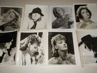 Greta Garbo 8 Publicity Portrait Photos Anna Karenina Mata Hari Others