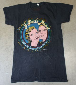 Vintage 1980 J.  Geils Band Concert Tour T - Shirt
