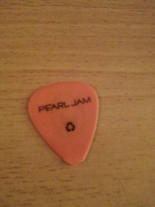 Pearl Jam Avacado Guitar Pick ON STAGE 2
