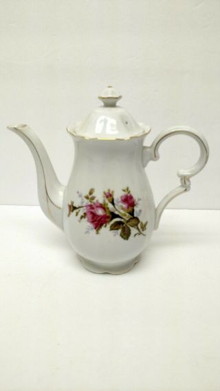 Vintage Royal Sealy Moss Rose Teapot