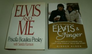 2 Books - Elvis And Me By Priscilla Presley - Elvis & Ginger By Ginger Alden