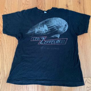 Rare Mens Vintage Led Zeppelin June 21 1977 Los Angeles Tour Concert T - Shirt L