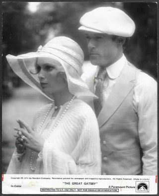 Robert Redford The Great Gatsby 1974 Promo Photo Mia Farrow