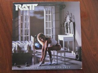 Ratt Invasion Of Your Privacy Lp Autographed