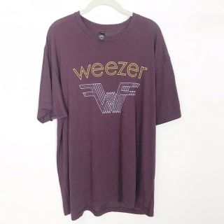 Weezer Summer Tour 2018 Concert Tour Shirt Maroon X - Large Xl
