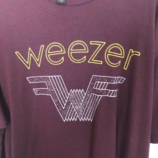 Weezer Summer Tour 2018 Concert Tour Shirt Maroon X - Large XL 2