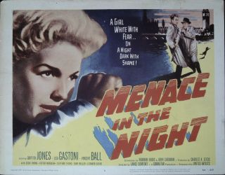 Menace In The Night Lobby Title Card