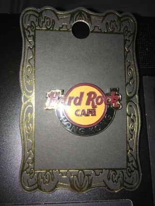 Hard Rock Cafe Pin Hong Kong Logo -
