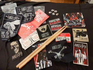 Angelspit Merchandise - The Product/carbon Beauty/hello My Name Is.