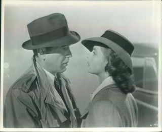 Photo: Humphrey Bogart & Ingrid Bergman 8x10 B&w Casablanca
