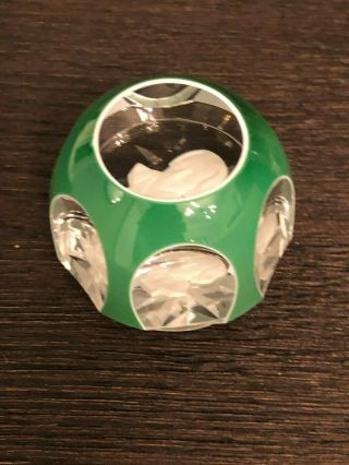 Rare Baccarat Sulphide Crystal Andrew Jackson Presidential Paperweight 4