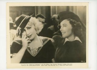 Back In Circulation Movie Still 8x10 Joan Blondell,  Creases 1937 21301