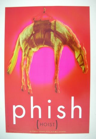 Phish Hoist Us Record Store Promo Poster - 1994