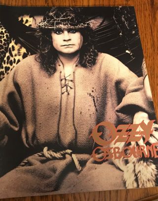 Ozzy Osbourne/ Tour Book/ No Rest For The Wicked/ Merch Form/ Rare/ Zakk Wylde