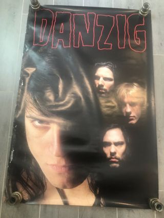 Danzig Lucifuge 1990 American Records Promotional Poster 24 X 36 Misfits