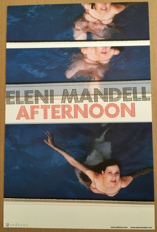 Eleni Mandell Rare 2004 Promo Poster For Afternoon Cd Usa 11 X 17