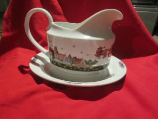 International China A Christmas Story Gravy Bowl And Under Plate