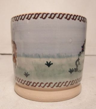 Nicholas Mosse Pottery Cylinder Jug & Mug Landscape Pattern with Cow 5
