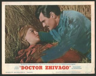 Doctor Zhivago Lobby Card (verygood) 1965 Julie Christie Movie Poster Art 302