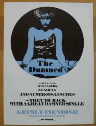 The Damned Vintage Poster 