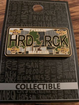 Hard Rock Hotel Penang Malaysia Core License Plate Pin
