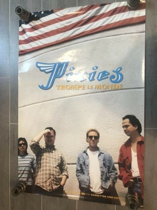 Pixies 1991 Trompe Le Monde Promo Poster Minty Hardcore 20 X 30 Awesome