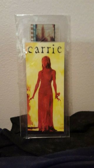 Carrie Film Cell Bookmark From Horror Block