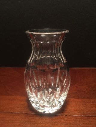Waterford Lizmore Small Crystal Vase 5 Inches Tall