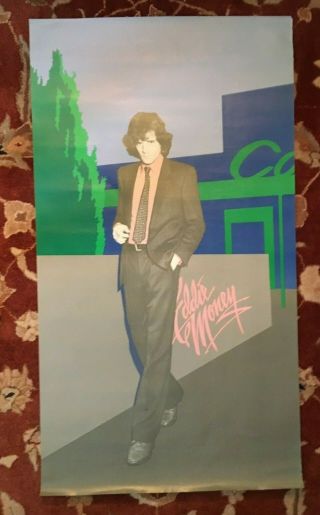 Eddie Money On Cbs Records Rare Promotional Poster From 1982 Huge
