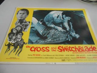Lobby Card 3 From The Cross & The Switchblade Pat Boone Erik Estrada