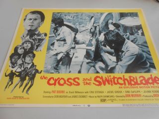 Lobby Card 7 From The Cross & The Switchblade Pat Boone Erik Estrada