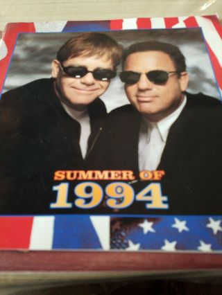 Elton John / Billy Joel Live In 1995 Tour Concert 2 Program Book / Nmt 2