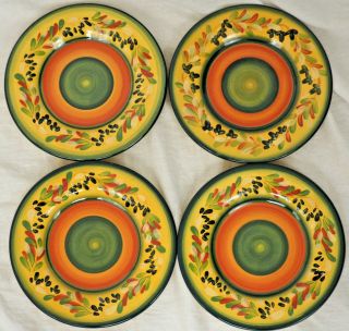 - Set Of 4 Tabletop Gallery La Province 8.  75 " Salad Dessert Plates