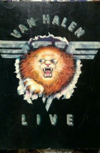 Van Halen: 1982 Diver Down World Tour Book Program