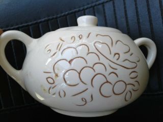 Vintage Stangl Pottery Ceramic White Sugar Bowl