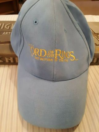 Lord Of The Rings " Return Of The King " Light - Blue Cap 1 - Size - Fits - All/mint