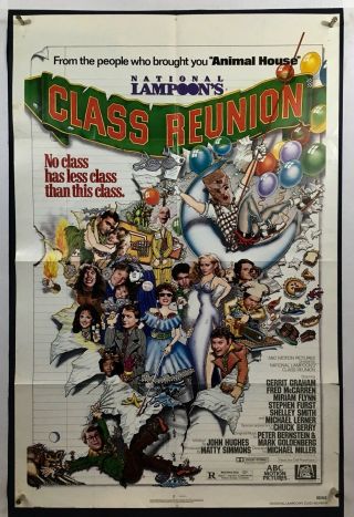 Class Reunion Movie Poster (good, ) One Sheet 1982 National Lampoons 1158