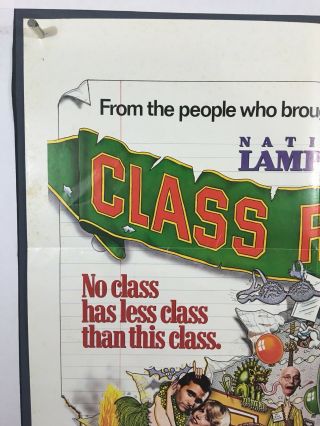 CLASS REUNION Movie Poster (Good, ) One Sheet 1982 National Lampoons 1158 2