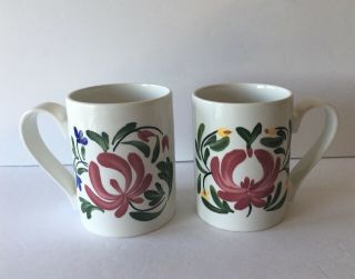 Portmeirion Welsh Dresser Floral Design Coffee Mugs