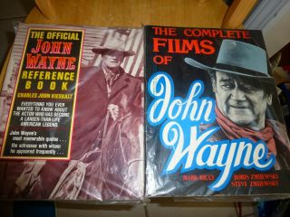 The Complete Films Of John Wayne By Mark Ricci & Reference Book By Kieskalt