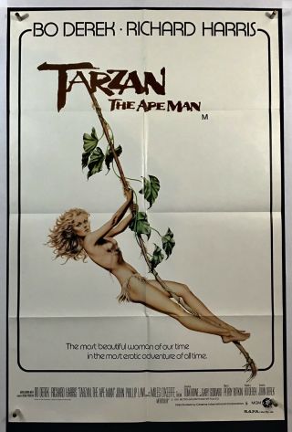 Tarzan Movie Poster (fine, ) Australian One Sheet 1981 26.  5x40 Bo Derek 1601