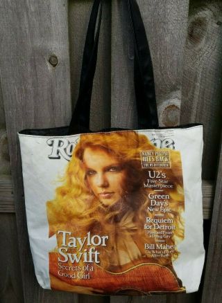 Taylor Swift Tote Bag Rolling Stone Cover Beach Carry - All