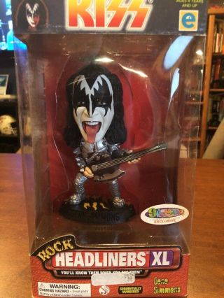 Kiss " Rock Headliners Xl " Gene Simmons 3647 Of 10,  000
