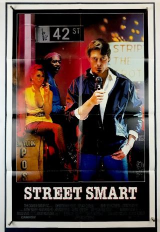 Street Smart Movie Poster (fine) One Sheet 1987 Christopher Reeves 3126