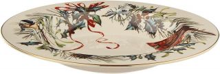 Lenox Winter Greetings Rimmed Soup - Pasta Bowl With 24k Gold Accent